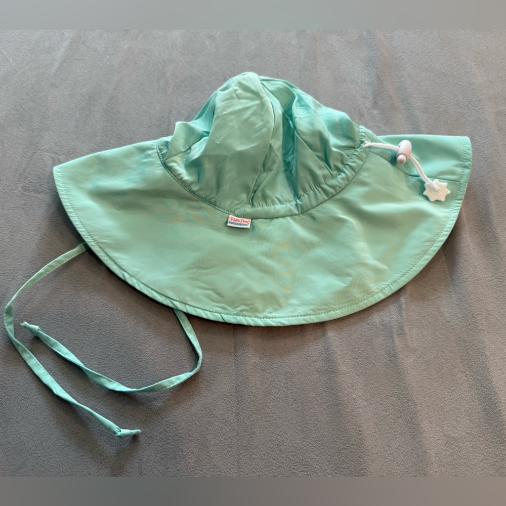 NWOT Ruffle Butts Aqua Sun Hat